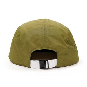 หมวกแคมป์ 5 แผง ผ้าไนลอน ป้ายทอแบบไม่แข็ง ปรับแต่งได้ สีเขียว - Product Image 4