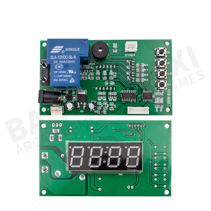 บอร์ดควบคุมตัวตั้งเวลา แผงวงจร PCB สำหรับคอนโซลเกม ตัวตั้งเวลาแบบสองระดับ พร้อมรีเลย์และปุ่มกด - Product Image 3