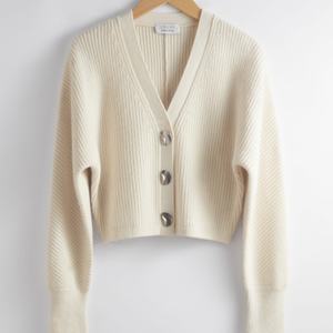 Cardigan tricoté à boutons métalliques - Product Image 2