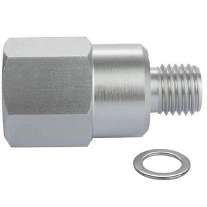 Adaptador M12 a 3/8 Npt para sensor de temperatura del refrigerante del motor Ls, aleación de aluminio y acero inoxidable - Product Image 1