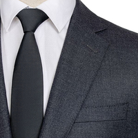 Haute Couture luxe hommes 100% laine veste costume simple boutonnage haut de gamme revers affaires Fine respirant imperméable de haute qualité