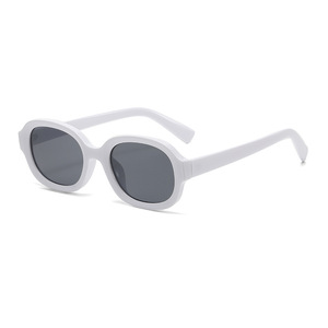 Gafas de Sol de Moda para Mujer, Elegantes, para Salir al Aire Libre, Protección Solar, Montura Ovalada, Color Caramelo - Product Image 6