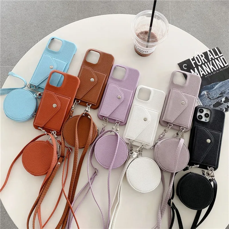 crossbody strap wallet phone case for iphone 14 plus 15plus handbag for iphone 15 case canada