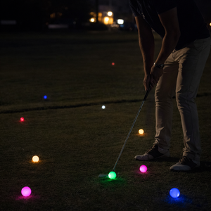9Golfsports OEM Fabriek Groothandel Tweedelige Surlyn LED <span class=keywords><strong>Glow</strong></span>-<span class=keywords><strong>in</strong></span>-<span class=keywords><strong>the</strong></span>-<span class=keywords><strong>dark</strong></span> Golfballen 6 Kleuren Licht voor Nachttraining Buiten Training - Product Image 5