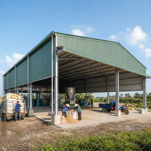 Nave Agrícola de Acero Galvanizado de Construcción Rápida y Bajo Costo para Granja Caprina - Product Image 1