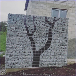 Murs de soutènement en gabions soudés revêtus de Galfan, paniers en gabions en maille d'alliage zinc-aluminium pour clôture de jardin - Product Image 5