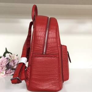Crocodile <b>leather</b> <b>backpack</b> Designer luxury red bag Women's designer crocodile Red designer <b>backpack</b> - Product Image 6
