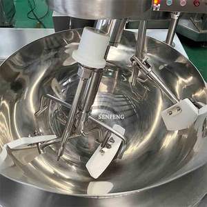 Olla de Gas para cocinar de acero inoxidable Industrial, hummus, chaqueta de pasta de garbanzos, equipo de cocina, agitador de olla automático - Product Image 2