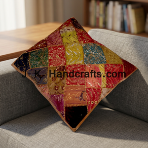 ปลอกหมอนอิงตกแต่งส่าหรีวินเทจ - Product Image 3