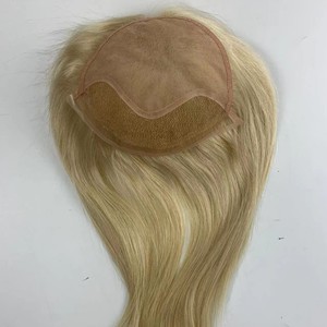 Perruque lace french lace avec gaze blonde #613 - Product Image 2