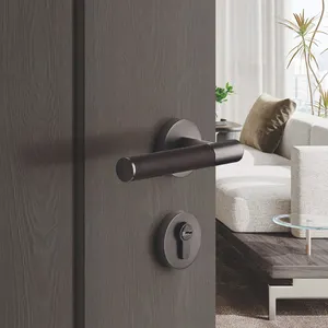 Filta דלתות סגסוגת עור אבץ ידית נעילה פנימית/חדר אמבטיה מנעול חדר הבית בטיחות דלת ידיות