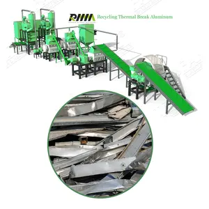 Special High-Power Shredders For Factory Delivered Tires Are Used To Shredder Aluminum Production line