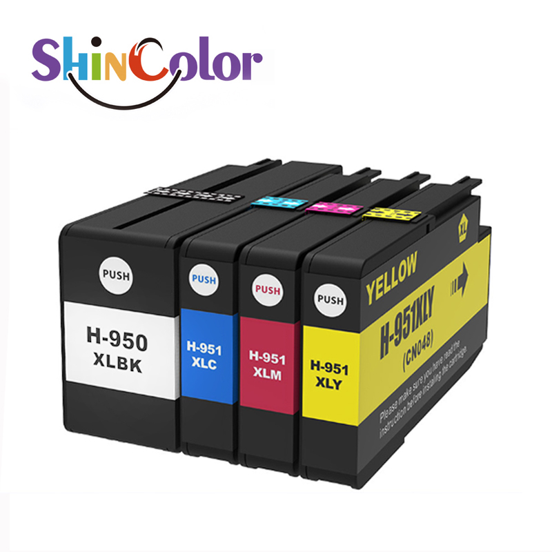 Совместимые чернильные картриджи ShinColor 950xl 951xl для HP950 951 XL для принтера HP Officejet 8600 pro 8610