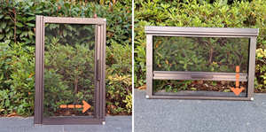 Thiết kế hiện đại màu nâu có thể thu vào Fly màn hình cửa sổ không thấm nước sợi thủy tinh côn trùng màn hình lưới lưới muỗi cho Windows - Product Image 6