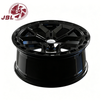 Nuevas Llantas JBL Monoblock de Aleación de Aluminio Forjado de 16-24 Pulgadas, Color Negro Brillante, Multirradio, Borde Ancho, 5x112 5x114.3 5x120, para SUV y Todoterreno