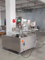 Machine à sceller les boîtes de viande fraîche personnalisée pour animaux de compagnie Machine à emballer les boîtes de germes de haricots et de champignons Scellant de palettes pour emballage de type gobelet