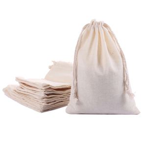 Screen Printed White Cotton Dust Bag for Shopping Travel Solid Cotton Fabric Shoe <b>Clothes</b> Packing Pouch - Product Image 6