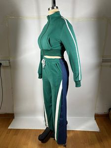 レディース2ピースセット カスタムストリートウェア セットアップ 女性用冬用厚手フリースセットアップ 女性用トラックスーツ - Product Image 6