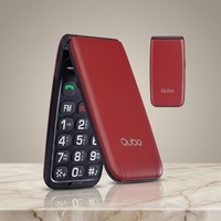 Teléfono con Doble SIM, Botones Grandes, Función SOS de Emergencia, Teléfono 2G para Personas Mayores con Linterna, Radio FM y Equipo de Radiodifusión