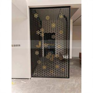 ANN3276 Premium Modern Stainless Steel <b>Partition</b> <b>Screens</b> Multi-Functional Creating Elegant Grand Hotel Lobby Spaces Engineering - Product Image 5