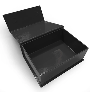 Caja de regalo de caja de embalaje negra de lujo personalizada de alta calidad para hombres <span class=keywords><strong>zapatos</strong></span> camiseta - Product Image 6