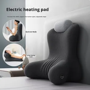 Almohada ergonómica para sofá con calefacción compresa para reclinable, paquete suave, cojín para cabecera con respaldo grande para mujeres embarazadas, viajeros - Product Image 4