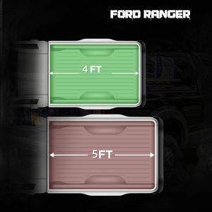 Couverture <span class=keywords><strong>de</strong></span> benne en aluminium rigide, manuelle, étanche, à trois plis, <span class=keywords><strong>pour</strong></span> <span class=keywords><strong>Ford</strong></span> <span class=keywords><strong>Ranger</strong></span> F150, plateau <span class=keywords><strong>de</strong></span> 4, 5 ou 6 pieds, fournie par l'usine - Product Image 2