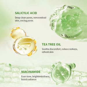 Producto para el Cuidado de la Piel OBM en Stock, Suero Facial con Ácido Salicílico, Control de Grasa, Reduce Poros, Árbol de Té, Niacinamida, Suero Antiacné - Product Image 6
