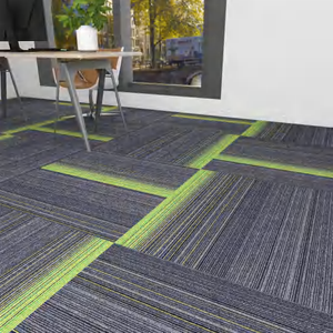 Latest Design PP Eco-Friendly Anti-Slip Commercial Office Carpet <b>Tiles</b> Customizable Full Carpet <b>Tile</b> - Product Image 4