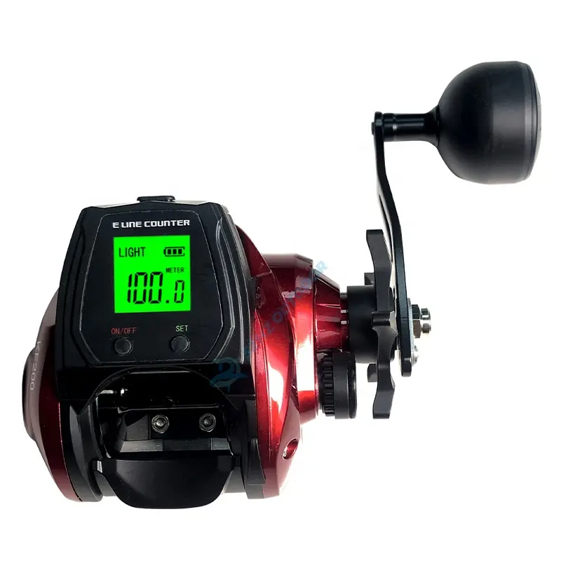 Moulinet de pêche Ultraléger avec écran électronique en mer, 6 + 1bb, 28kg Max Drag