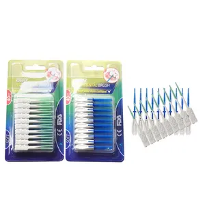 200PCS/Box Interdental Silicone Brushes Dental Toothpicks Brush Between  Teeth Silicone Toothpick With Thread Oral Cleaning Tools
