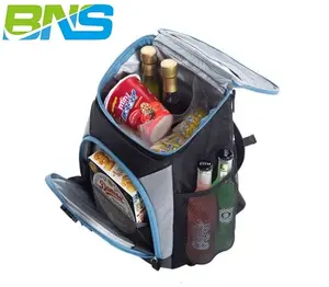 Picnic backpack useful beer wine outdoor concept thermal insulated thermos bag drinks 2 person picnic backpack