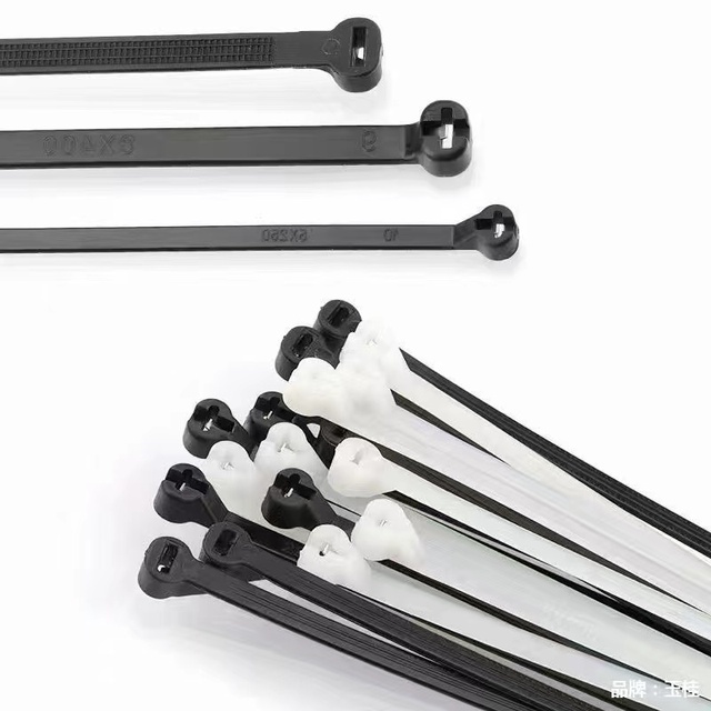 Ingfa YF-1 CE/ Certified Nylon 66 Self-Locking Cable Tie with Stainless Steel Inlay for Industrial Bundling