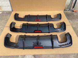 Convient pour Audi A4, mise à niveau de rétrofit, S4 <span class=keywords><strong>RS4</strong></span>, kit carrosserie, aileron arrière, fibre de carbone sèche, lèvre de pare-chocs arrière universelle, diffuseur arrière - Product Image 2