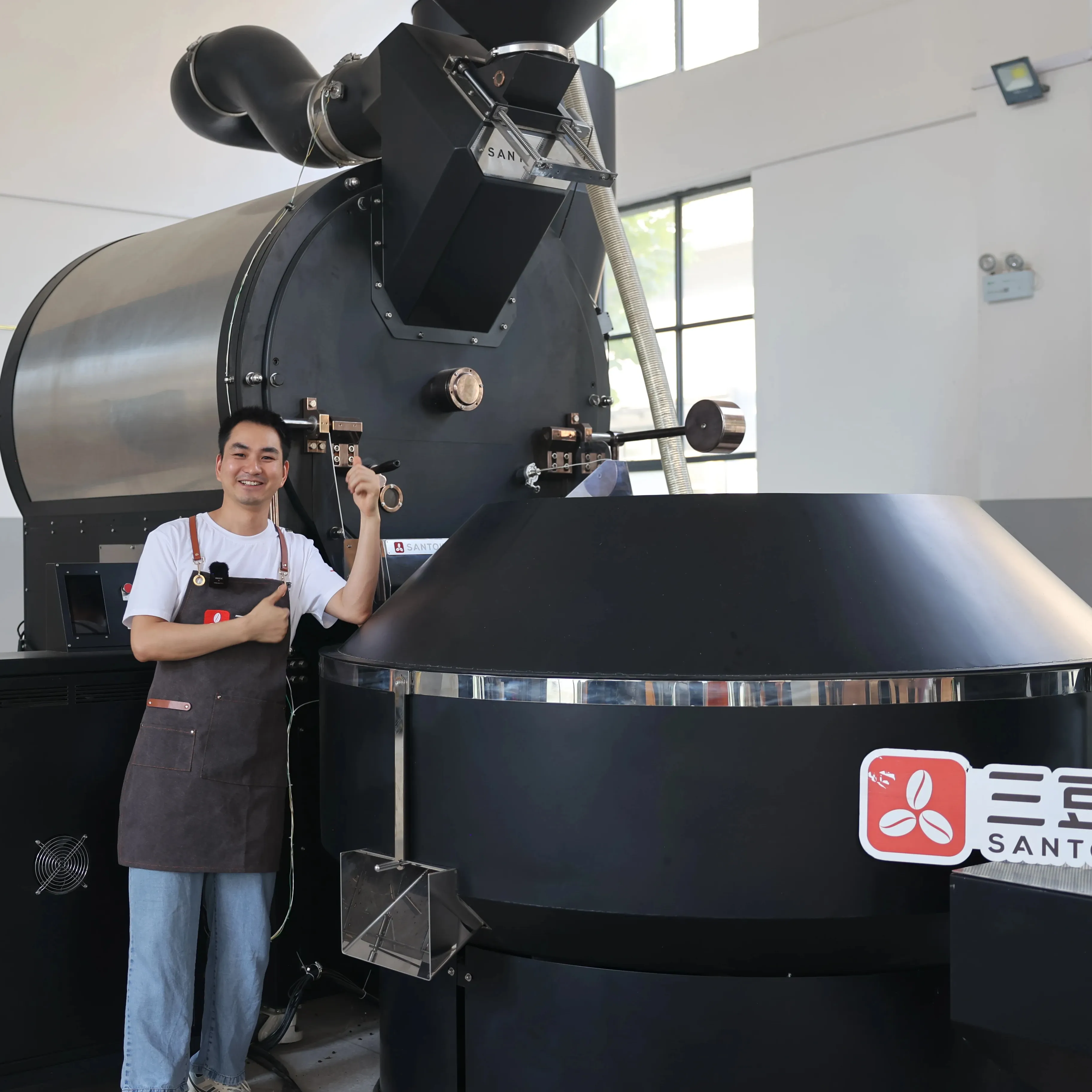 SANTOKER R120master 30kg 120kg intelligente Kaffeeröster maschine Kaffeeröster