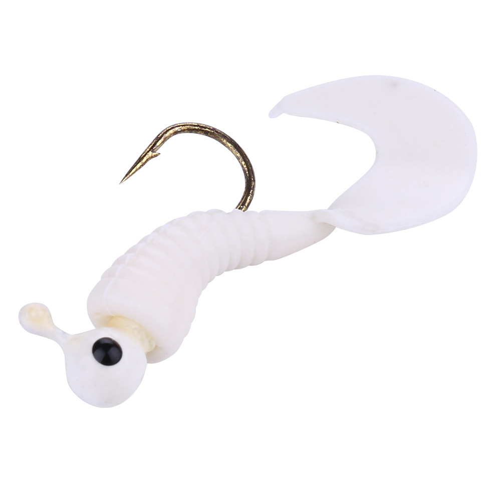 Lot De 6 Hameçons Souples Avec Tête Plombée 7g - Pour Pêche En Eau Douce Et Mer - Boîte De Rangement