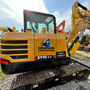 รถขุดตีนตะขาบ Sy55 5.5ตันขนาดเล็กจากประเทศจีน - Product Image 1