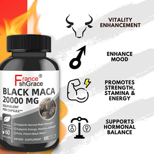 Capsules de Maca noire de haute qualité : stimule l'énergie et combat la fatigue, améliore l'endurance pour les adultes – Complément de Maca - Product Image 5