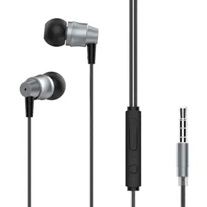 Konfulon Neuzugänge 2024 kabelgebundene Ohrhörer OEM günstige kabelgebundene In-Ear-Ohrhörer 3,5mm-Gaming-Kopfhörer freihändig für Handys