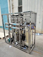 Système complet de fabrication d'eau en sachets purs 500 litres par heure purifier l'eau de forage nouvelle entreprise dire environ 500-1000l par heure