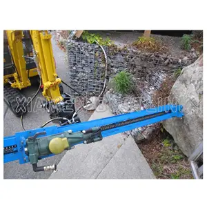 excavator drill mast