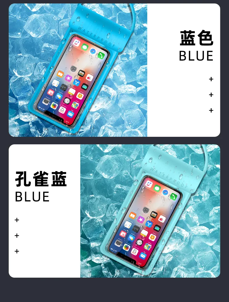 Universal Waterproof Phone Case Water Proof Bag Mobile Cover For IPhone 13 Pro Max X Xs 8 Xiaomi Huawei Samsung