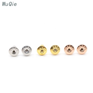Wholesale S925 Sterling <strong>Silver</strong> <strong>Earring</strong> <strong>Backs</strong> with Silicone Insert Jewelry Findings Bullet Style <strong>Earrings</strong> Stopper - Product Image 2