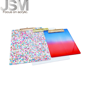 Customizable A4 <strong>Clipboard</strong> <strong>Folder</strong> <strong>Cute</strong> Plastic Acrylic Metal Durable Stationery Supplies Office School Work JSM-00A4 31x22x0.2cm - Product Image 6