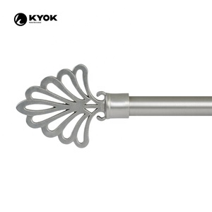 <span class=keywords><strong>Tringle</strong></span> <span class=keywords><strong>à</strong></span> <span class=keywords><strong>rideau</strong></span> suspendue en argent KYOK, fabrication chinoise, excellente performance de <span class=keywords><strong>pression</strong></span> - Product Image 1