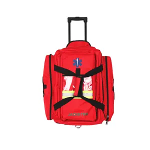 ชุดปฐมพยาบาลฉุกเฉินแบบพิเศษกระเป๋าเป้มีล้อสำหรับรถพยาบาลอุปกรณ์กระเป๋าใส่ของสำหรับการบาดเจ็บ - Product Image 1