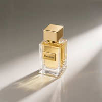 Luxueux flacon de parfum en verre personnalisé de 50 ML avec pulvérisateur à sertir avec bouchon parfait pour l'emballage de parfum haut de gamme