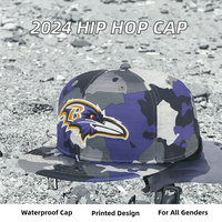 Gorra de Béisbol de Algodón Estilo Hip Hop, Impresión Digital, Moda Urbana, Deportiva, para Exteriores, Gran Venta 2024