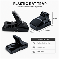 Piège à souris en plastique à ressort puissant, très vendu, pour la lutte antiparasitaire intérieure et extérieure