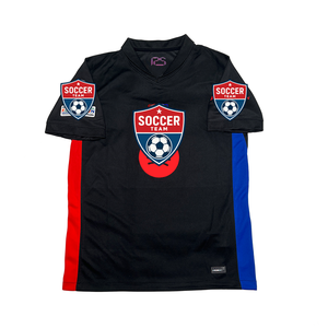 Maglia da Trasferta Personalizzata <span class=keywords><strong>di</strong></span> Alta Qualità in Poliestere Traspirante Stile Thai con Logo Frontale per la Stagione 2024-2025 <span class=keywords><strong>di</strong></span> un <span class=keywords><strong>Club</strong></span> <span class=keywords><strong>di</strong></span> <span class=keywords><strong>Calcio</strong></span> - Product Image 1